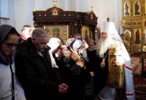 Божественная литургия в Свято-Иоанновском женском монастыре села Алексеевка Хвалынского района
