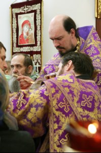 Божественная литургия в храме во имя святого великомученика Георгия Победоносца г.Саратова