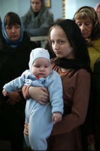Божественная литургия в храме в честь Покрова Пресвятой Богородицы г.Петровска