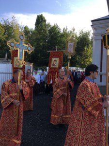 Престольный праздник в новом храме во имя святых мучеников Адриана и Наталии г. Саратова