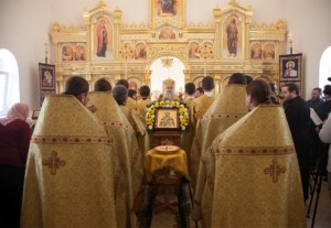 Великое освящение храма во имя святителя Иоанна Златоуста в п. Зональный г.Саратова