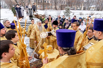 Митрополит Лонгин совершил Великое освящение храма Преображения Господня р.п. Соколовый