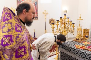 Божественная литургия в храме святителя Спиридона Тримифунтского г. Саратова
