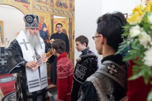 Литургия Преждеосвященных Даров в храме во имя святителя Митрофана Воронежского г. Саратова