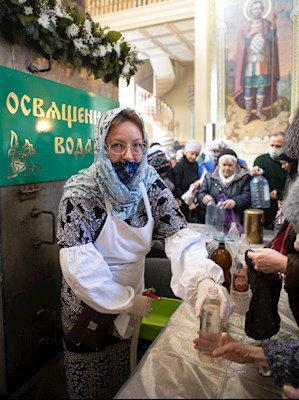 В праздник Крещения Господня митрополит Игнатий совершил Божественную литургию