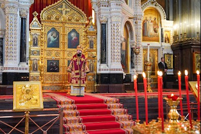 Митрополит Игнатий принял участие в Божественной литургии и торжествах в день тезоименитства Святейшего Патриарха Кирилла