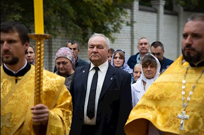 Митрополит Игнатий совершил Великое освящение храма святой блаженной Ксении Петербургской п. Красный Текстильщик и Божественную литургию в новоосвященном храме