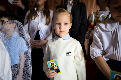 Митрополит Саратовский и Вольский Игнатий совершил Божественную литургию в храме Преображения Господня п. Соколовый