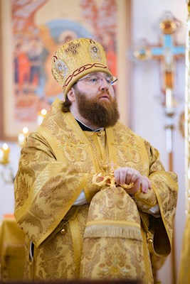 Митрополит Игнатий совершил Божественную литургию в Трехсвятительском храме г. Саратова