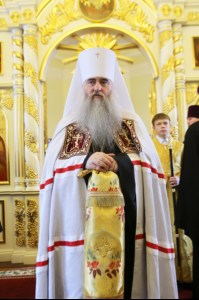 Божественная литургия на Архиерейском подворье — храме во имя преподобного Серафима Саровского г. Саратова