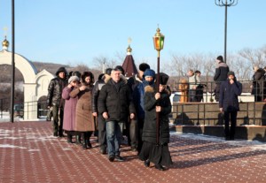Божественная литургия в Свято-Иоанновском женском монастыре села Алексеевка Хвалынского района