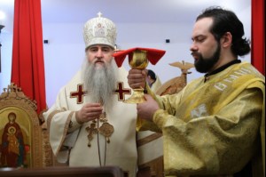 Божественная литургия и Великое освящение в Свято-Алексиевском женском монастыре г. Саратова