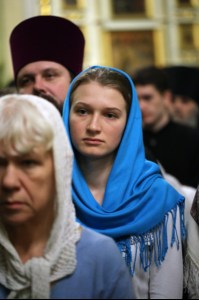 Великая Рождественская вечерня в храме в честь Покрова Пресвятой Богородицы г. Саратова
