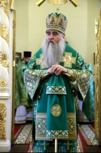 Божественная литургия на Архиерейском подворье — храме во имя преподобного Серафима Саровского г.Саратова