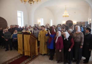 Божественная литургия в храме во имя святителя Николая Японского г. Саратова