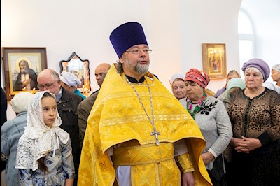 Великое освящение храма Сорока Севастийских мучеников г. Саратова и Божественная литургия в новоосвященном храме