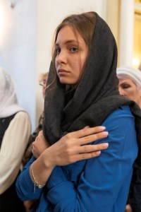 Литургия Преждеосвященных Даров, малое повечерие и утреня Великого Четвертка на Архиерейском подворье — в храме во имя святых равноапостольных Мефодия и Кирилла при СГУ