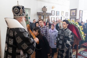 Литургия Преждеосвященных Даров в храме во имя святителя Митрофана Воронежского г. Саратова