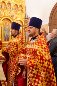Божественная литургия в храме святого благоверного князя Александра Невского г. Саратова