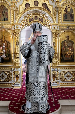 Литургия Преждеосвященных Даров в храме в честь Покрова Пресвятой Богородицы г. Покровска (Энгельса)
