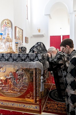Литургия Преждеосвященных Даров и монашеский постриг в Свято-Алексиевском женском монастыре г. Саратова