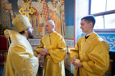 Митрополит Игнатий совершил Божественную литургию в Свято-Никольском мужском монастыре г. Саратова