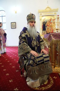 Божественная литургия в храме в честь Рождества Христова г.Саратова
