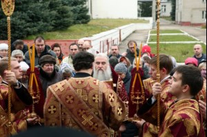 Божественная литургия в Спасо-Преображенском мужском монастыре г.Саратова