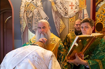 Всенощное бдение в Свято-Троицком кафедральном соборе г.Саратова