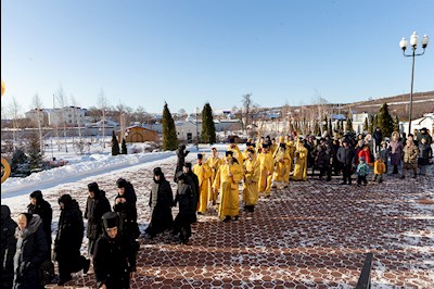 Божественная литургия в Свято-Иоанновском женском монастыре с. Алексеевка Хвалынского района