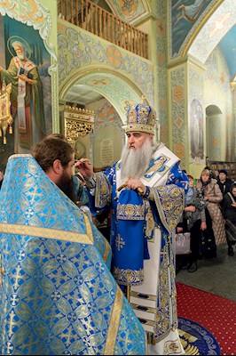 Всенощное бдение в храме Покрова Пресвятой Богородицы г. Саратова