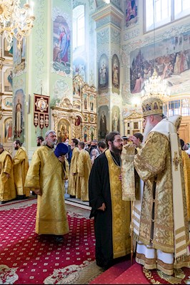 Всенощное бдение в храме Покрова Пресвятой Богородицы г. Саратова