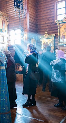 Митрополит Игнатий совершил Божественную литургию в храме в честь Сретения Господня г. Саратова