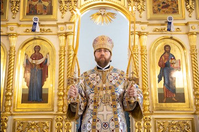 Митрополит Игнатий совершил Божественную литургию в Покровском храме г. Петровска