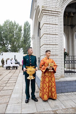 Митрополит Игнатий совершил Божественную литургию в храме святых мучениц Веры, Надежды, Любови и матери их Софии поселка Светлый