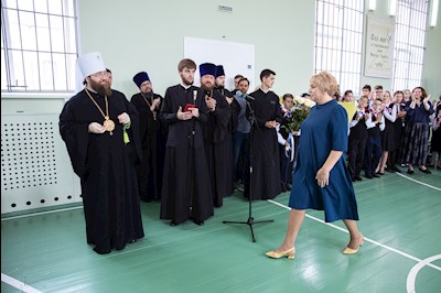 Православные гимназисты торжественно принесли присягу, вступая в «Дружину святого благоверного князя Александра Невского»