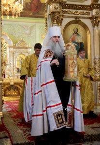 Божественная литургия в храме в честь Покрова Пресвятой Богородицы г. Саратова