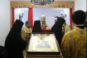 Божественная литургия и Великое освящение в Свято-Алексиевском женском монастыре г. Саратова