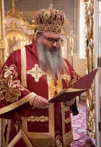 Божественная литургия в Свято-Троицком кафедральном соборе г. Покровска