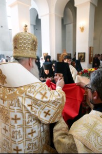 Божественная литургия в Свято-Алексиевском женском монастыре г.Саратова