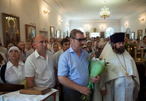 Божественная литургия в храме Преображения Господня Покровского женского монастыря г. Балашова