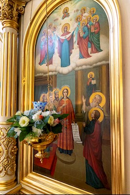 Всенощное бдение в Покровском храме г. Саратова
