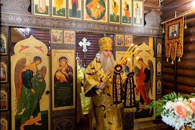 Великое освящение храма Казанской иконы Божией Матери г. Вольска и Божественная литургия в новоосвященном храме