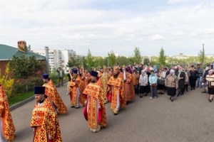 Божественная литургия в храме великомученика Георгия Победоносца г. Саратова