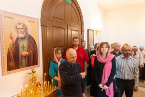 Божественная литургия в храме святого благоверного князя Александра Невского г. Саратова