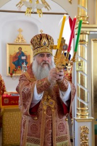 Божественная литургия в храме в честь Воскресения Христова с. Ивано-Языковка Аткарского района
