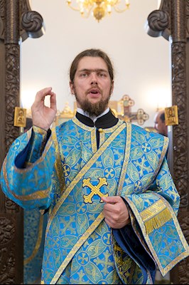 Божественная литургия в храма в честь иконы Божией Матери «Всех скорбящих Радость» г. Саратова