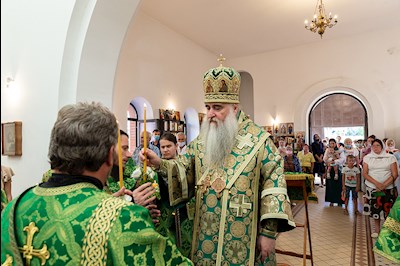 Всенощное бдение в храме преподобного Сергия Радонежского г. Саратова