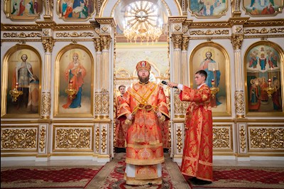 В Саратове встретили мощи святого великомученика Георгия Победоносца