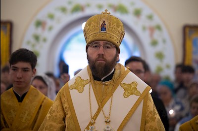 Митрополит Игнатий совершил Великое освящение храма святой блаженной Ксении Петербургской п. Красный Текстильщик и Божественную литургию в новоосвященном храме